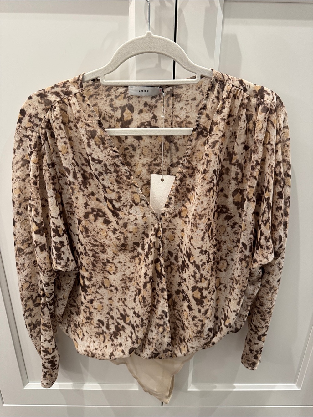 LUSH bodysuit blouse